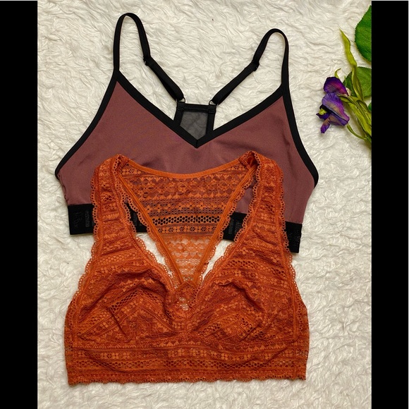 Victoria's Secret Other - 2 Victoria’s Secret lace bra and Pink  Sport  bra size S/P